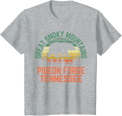 Vista 43 de Camiseta Pigeon Forge Great Smoky Mountains National Park Tennessee, Negro, S