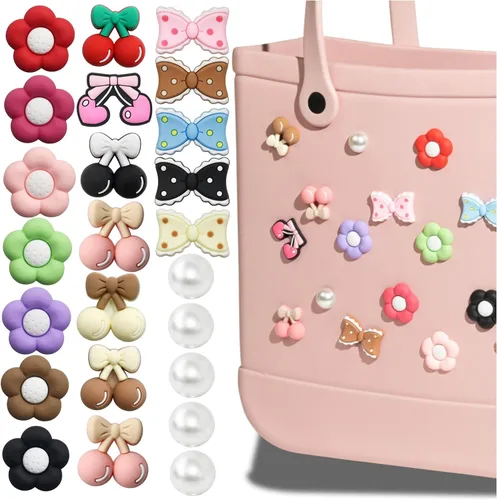 Vista 44 de Mon Caramel Resina Bolsa de Playa Accesorios Encantos,Resina Playa Totes Accesorios Insertos,Daisy Flower Bag Charms