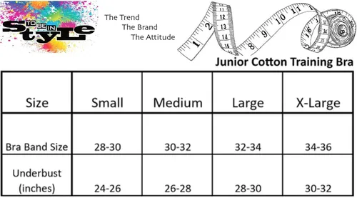 Vista 3 de ToBeInStyle Girls' Multi-Pack Assortment of Training Bras