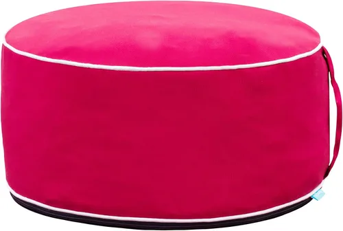 Vista 22 de QILLOWAY Otomana inflable para exteriores para patio, puf redondo impermeable, reposapiés inflable, reposapiés al aire libre para piscina, jardín