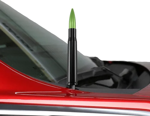 Vista 11 de Votex - Fabricado en Estados Unidos - Antena de aluminio bala negra calibre 50 - Compatible con Ford F150 - F250 - F350 Jeep Wrangler - Gladiator