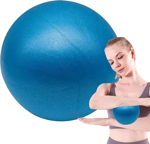 Vista 8 de Pelota de pilates – Pequeña pelota inflable de gimnasio para fitness Equipo de yoga para entrenamiento de muslos, piernas, brazos, abdomen