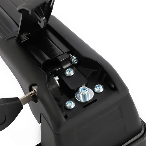 Vista 9 de KUAFU Barra transversal compatible con Mazda 5 2006-2017 Barras transversales con cerraduras antirrobo, riel de techo, bolsa de carga, Negro