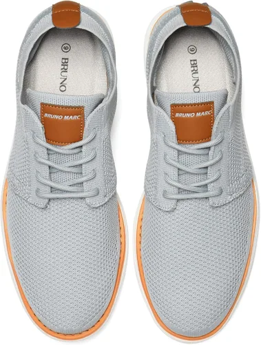 Vista 3 de Bruno Marc Zapatillas de malla para hombre Oxfords ligeras