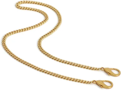Vista 27 de Yichain Mini Linda Correa de Cadena de Bolso de Mano Correa de Repuesto para Bolso de Mano con Hombro Accesorios de Encanto (Oro Antiguo, 33 cm)