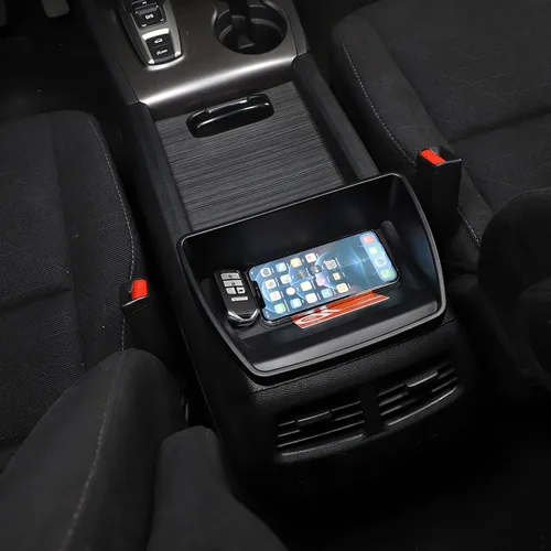 Vista 7 de Organizador de consola central para Honda Pilot 2016-2022/Ridgeline 2017-2023/Passport 2019-2023, organizador secundario para consola central