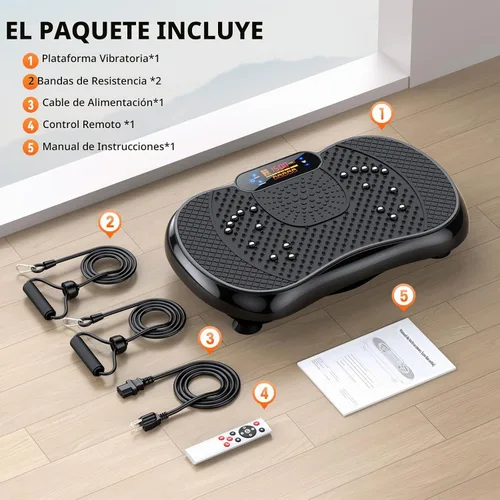 Vista 9 de PBYRD Vibration Plate Exercise Machine for Lymphatic Drainage Weight Loss