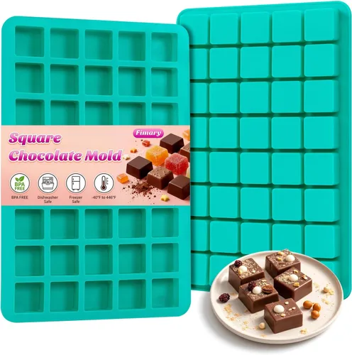 Vista 19 de Moldes de silicona para bombas de chocolate caliente de 24 agujeros, 2 paquetes de mini moldes de semiesfera de 1 pulgada de media esfera para hacer