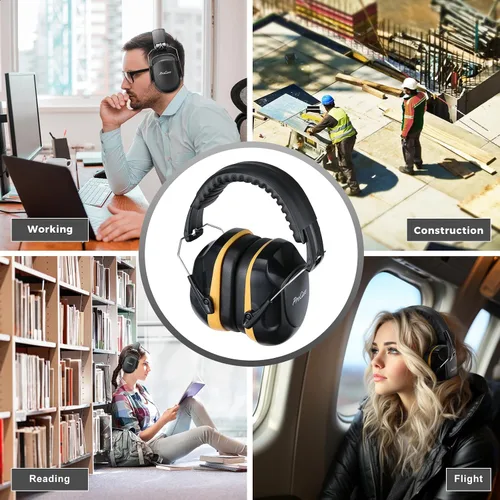 Vista 147 de ProCase NRR 28dB Noise Reduction Ear Muffs, Foldable Adjustable Noise Cancelling Headphones