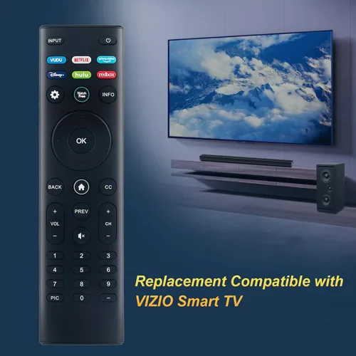 Vista 4 de XRT140R - Control remoto de repuesto compatible con VIZIO SmartCast TV M50Q7-H1 M55Q7-H1 M55Q8-H1 P85QX-H1 M65Q7-H1 M65Q8-H1 M506X-H9 M506XH9