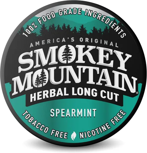 Vista 15 de SMOKEY MOUNTAIN Hierbas de corte largo – Artic Mint – 1 lata – Tabaco sin tabaco y sin nicotina