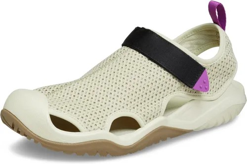 Vista 9 de Crocs Sandalias Swiftwater con parte superior de malla para hombre Negro