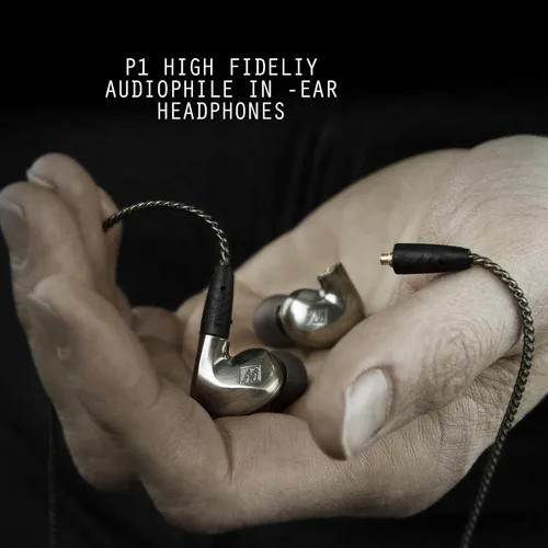 Vista 9 de MEE audio Pinnacle P1 - Auriculares intrauditivos audiófilos de alta fidelidad con cables desmontables, EP-P1-ZN-MEE, Pinnacle P1 (Zinc)