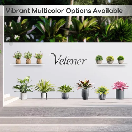 Vista 8 de Velener Plantas artificiales de agave falsas, Plantas suculentas falsas para decoración de habitaciones, tallos de plantas de agave sintético sin
