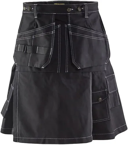 Vista 2 de Blaklader 1627 Glasgow Black Utility Kilt