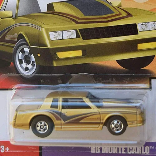 Vista 5 de Hot Wheels 1:64 Escala fundición exclusiva Heritage [Oro] '86 Monte Carlo SS 4/8