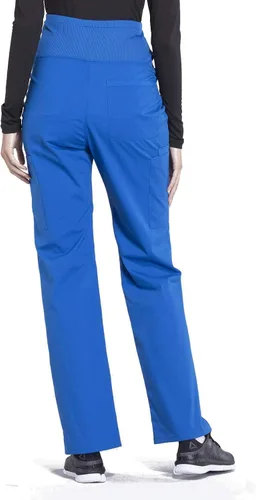 Vista 4 de Cherokee Pantalones de maternidad para mujer, ropa de trabajo profesional suave elástico WW220