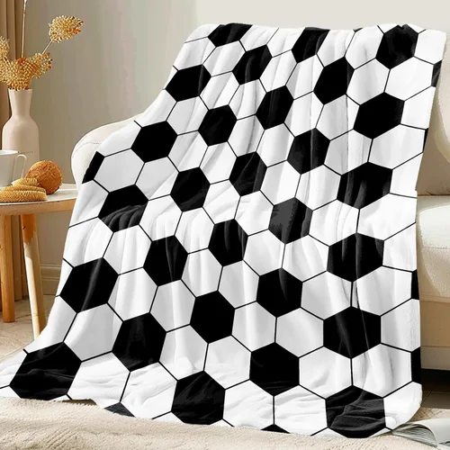 Vista 9 de KING DARE Manta de fútbol – Manta de forro polar suave para niños, regalos únicos de fútbol para niños y niñas de 6 a 12 años, 40 x 50 pulgadas