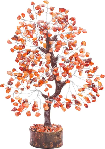 Vista 9 de Árbol de la vida de 7 chakras, árbol de la vida de cristal, árbol de piedras preciosas hecho a mano, árbol de Feng Shui, decoración de cristal