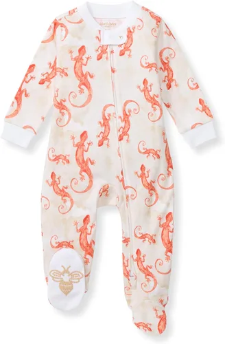 Vista 24 de Burt's Bees Baby - Pijamas para bebés y niñas, con cremallera frontal, con pies cerrados antideslizante, 100 % algodón orgánico Guitarra acústica.