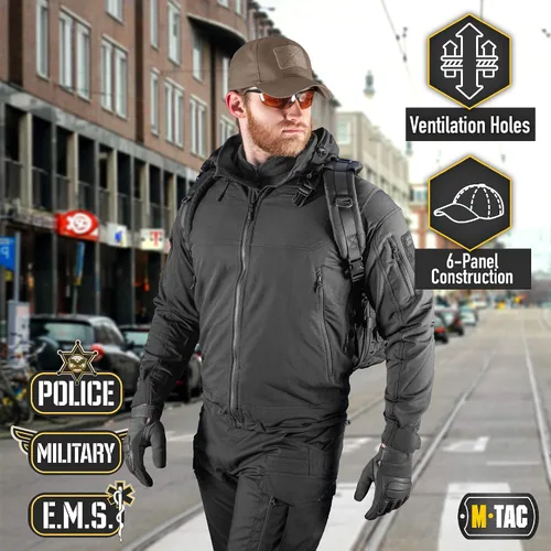 Vista 10 de M-Tac Sombrero de operador, gorra de béisbol táctica, sombrero de parche de estilo militar para hombres y mujeres