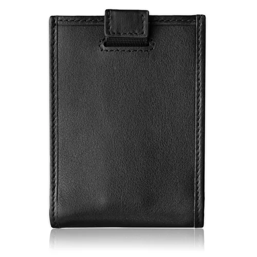 Vista 3 de Fidelo Billeteras plegables de cuero para hombre, carteras RFID de alta capacidad para hombres, billetera de lujo con múltiples compartimentos