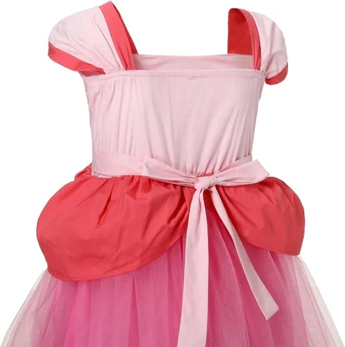 Vista 5 de Dressy Daisy Super Brothers Princess Costume Tulle Dress for Toddler Girls Halloween Birthday Party Fancy Outfits