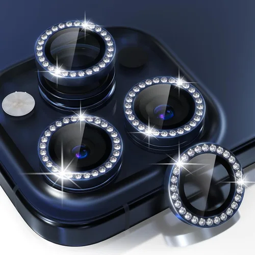 Vista 347 de Choiche Compatible para iPhone 16 Pro/iPhone 16 Pro Max Protector de Lente de Cámara, Vidrio Templado 9H Protector de Pantalla de Cubierta de Cámara