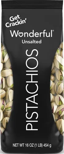 Vista 8 de Wonderful Pistachios In-Shell - Nueces sin sal, bolsa resellable de 16 onzas, aperitivos de proteínas, sin gluten, aperitivos saludables para adultos