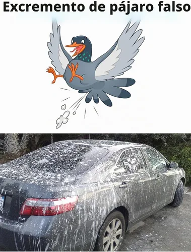 Vista 7 de Bromas e ideas para bromas – Caca de pájaro falso para autos Efectos especiales Día de los Inocentes Prank Stuff Stuff Gag Regalos Juguetes