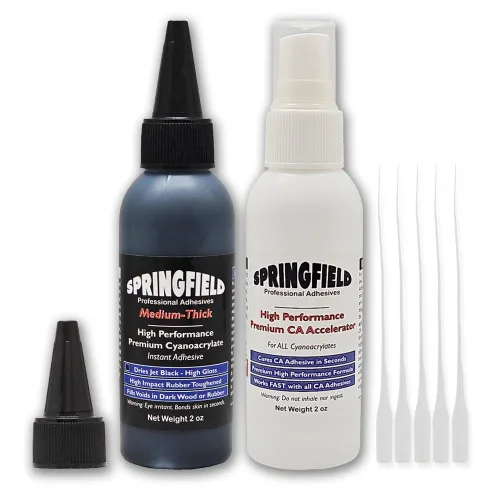 Vista 5 de Acelerador Premium de Alto Rendimiento CA - Aerosol de Adhesión Instantánea de 2oz Funciona con Todos los Adhesivos de Superpegamento de Cianeto