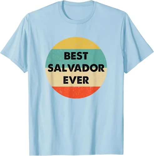 Vista 41 de Camiseta con nombre de Salvador, Negro