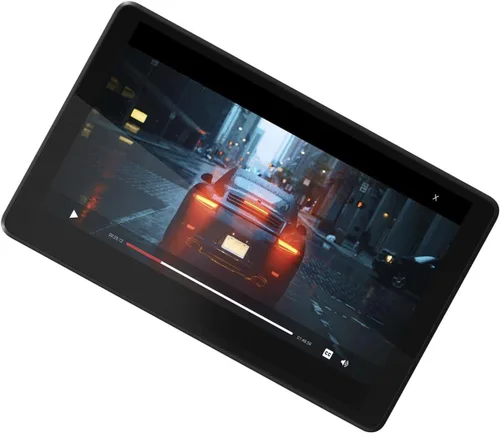 Vista 4 de Lenovo Tab M8 Tablet, tableta Android HD, procesador de 4 núcleos, 2 GHz, almacenamiento de 32 GB, cubierta de metal completa, larga duración