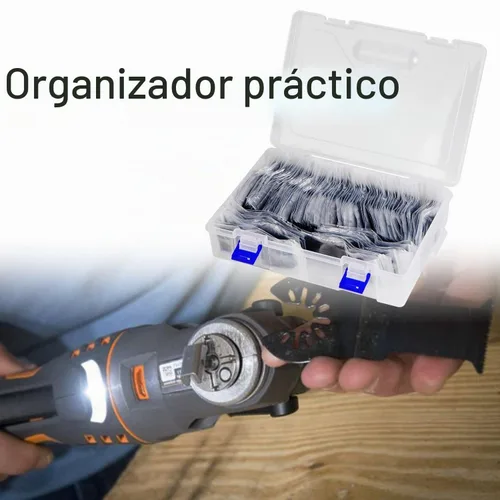 Vista 6 de Adust Juego de 50 cuchillas multiherramienta de madera, cuchillas de sierra oscilantes, para Dewalt Tools, Ryobi Bosch Ridgid Milwaukee Rockwell