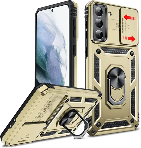 Vista 158 de LeYi Funda para Moto G Stylus 2022 4G (no compatible con 5G), funda para Moto G Stylus con 2 protectores de pantalla, funda protectora de grado Oro