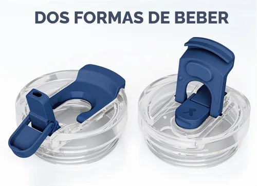 Vista 7 de Meoky - Taza de café de viaje aislada de 24 onzas: tapa a prueba de fugas, mar