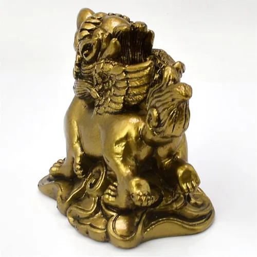 Vista 3 de Feng Shui Garuda Amuleto Fuerte Poderoso Magia Religiosa Bestia Sagrada Estatua de Resina Hogar Escritorio