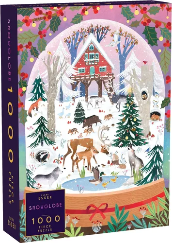 Vista 10 de Elena Essex Rompecabezas - Nevada Rompecabezas de Navidad de 1000 piezas Rompecabezas para adultos de 1000 piezas Vacaciones Snow Polar Bear