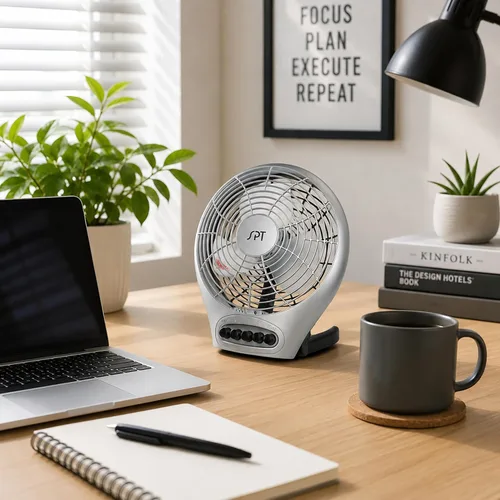 Vista 7 de SF-0703: Ventilador de escritorio de 7″ con ionizador
