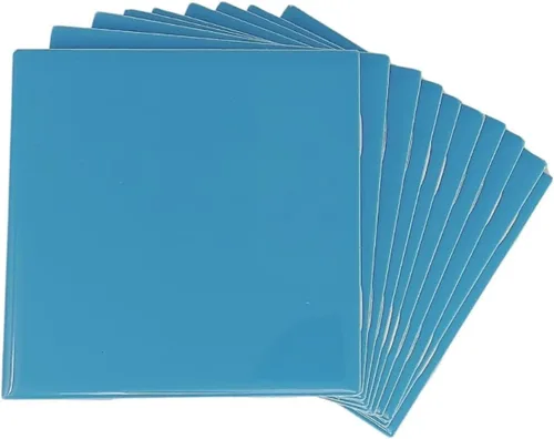 Vista 25 de Tenedos - Caja de 10 piezas para azulejos de cerámica brillantes de 4 1/4 pulgadas, para pared de baño y cocina, acabado brillante, aspecto clásico