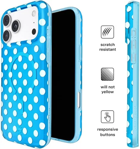 Vista 757 de VELVET CAVIAR Funda para iPhone 15, compatible con MagSafe, probada contra caídas de 10 pies, fundas protectoras de diseño, leopardo color rosa