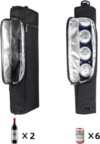 Vista 4 de Golf Cooler Bag, Unique Golf Gifts for Men Dad Husband Grandpa Him Christmas Stocking Stuffers Gift(7 cans)