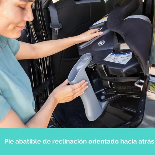 Vista 13 de Baby Trend Trooper™ Slim 3 en 1 Asiento de coche convertible, Gris Dash