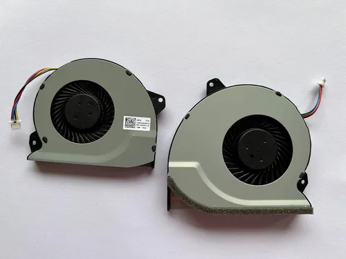 Vista 2 de Juego de ventiladores de refrigeración dual para ASUS ROG Strix GL702VM/GL702VK/GL702VS Series - Ventiladores de CPU + GPU de repuesto - Compatible
