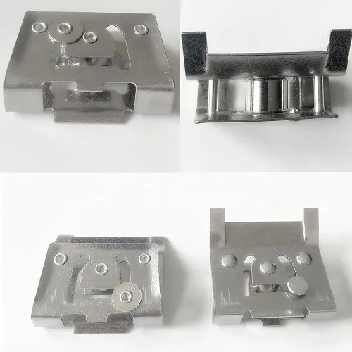 Vista 3 de Cutelec Mecanismo de bloqueo de cordón para persianas de madera horizontal o de madera sintética de 2 pulgadas de perfil bajo
