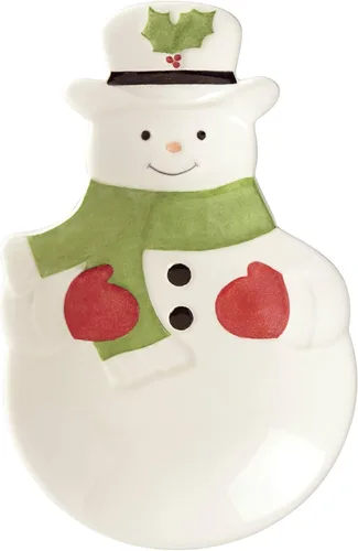Vista 9 de Lenox 898272 Plato Cubierto Navideño, Pequeño, Navidad, Vajilla Festiva para Servir