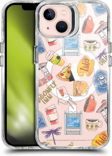 Vista 129 de Head Case Designs Gilmore - Funda negra a prueba de golpes con diseño de dibujos animados para niñas con licencia