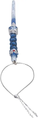 Vista 2 de Cottage Garden Ice Queen - Varita mágica coleccionable de resina azul de 6.25 pulgadas