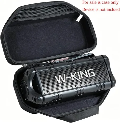 Vista 2 de Hermitshell Estuche rígido de viaje para altavoces inalámbricos Bluetooth W-King 90W Max (negro)