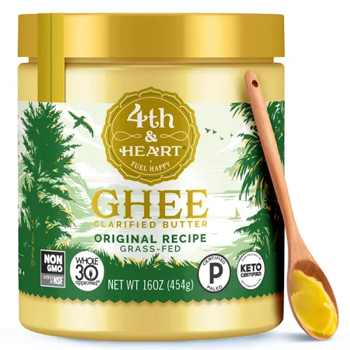 Vista 9 de 4th & Heart Ghee original alimentado con pasto, mantequilla clarificada, 9